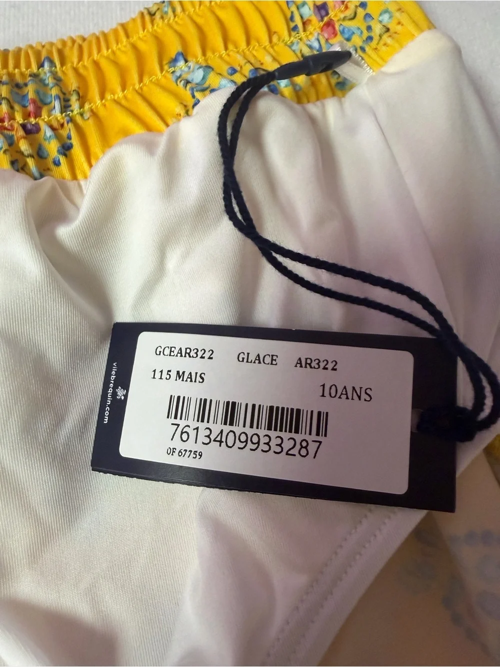 Vilebrequin Girls Yellow Turtle Print Swim Shorts Size 12/152 cm NWT